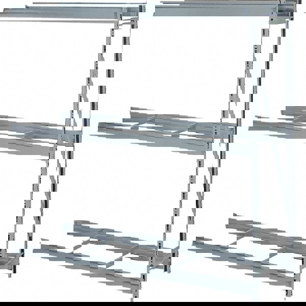 Bulk Storage Rack: 1,900 lb per Shelf, 3